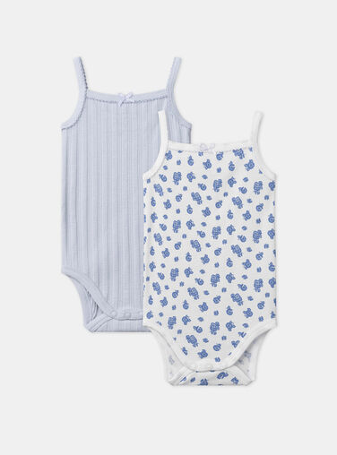 Water blue BODYSUIT TANK TOP x2 MEJULIETTE / 25E5BF41DEK213