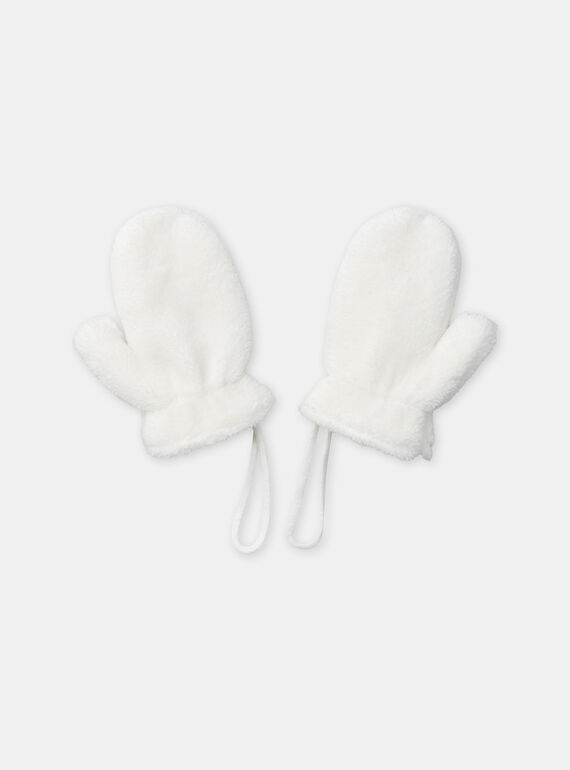 Off white GLOVES & MITTENS NIOMETTE / 25H4PFG1GAN009