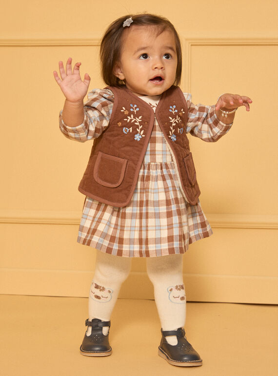 Brown CARDIGAN WHITHOUT SLEEVES LAROMANE / 24H1BFS1CSM815