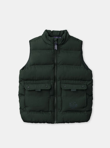 Green SLEEVELESS JACKET NAEVESTAGE / 25H3PG31GTVG633