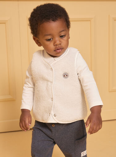 Off white CARDIGAN WHITHOUT SLEEVES LAOLO / 24H1BGQ1CSM001