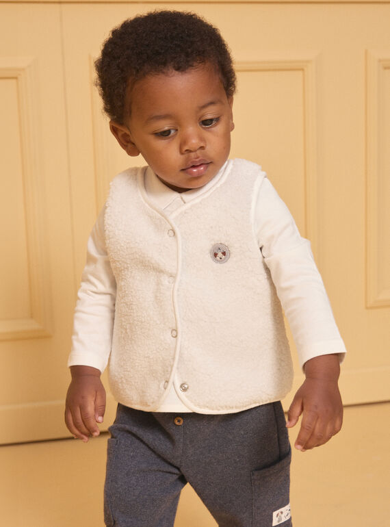 Off white CARDIGAN WHITHOUT SLEEVES LAOLO / 24H1BGQ1CSM001