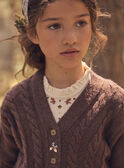 Brown CARDIGAN NLECARETTE / 25H2PFT1CAR816
