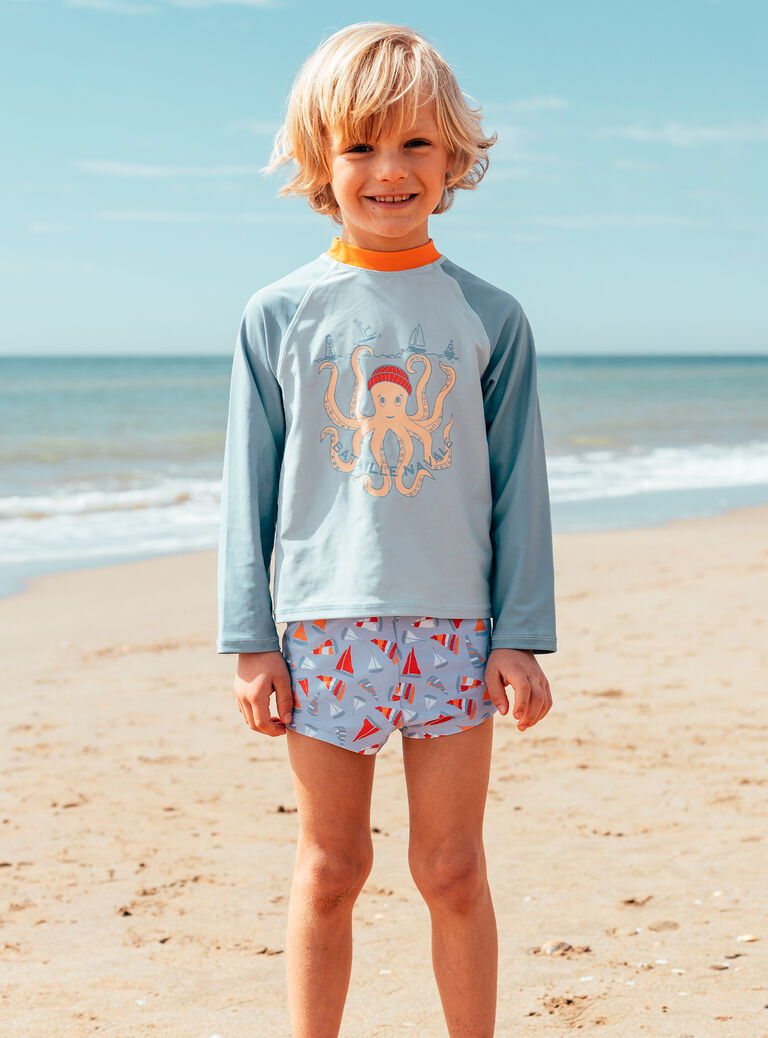 Blue sky UV TEE SHIRT MRUPOUAGE / 25E4PGC4TUV020