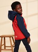 Red hooded Jacket FRAPOLAGE / 23E3PG52BLO713