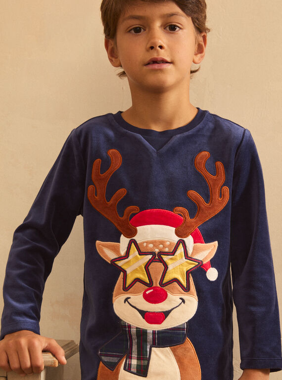 Navy PYJAMA LAPERAGE / 24H5PGF1PYJ705