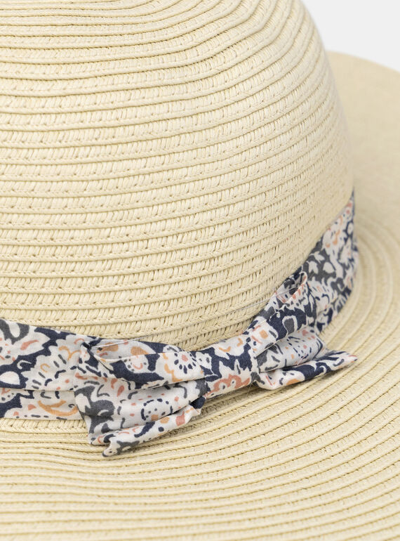 Light beige HAT MRACAPETTE / 25E4PFR1CHA808