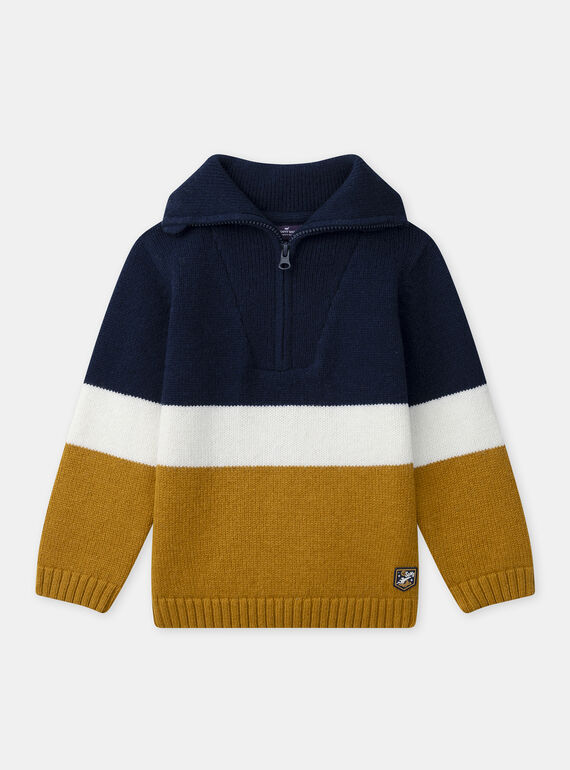 Navy PULLOVER NLOPULAGE / 25H3PGW1PUL070