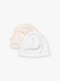 Pink NEWBORN BEANY KORA / 24E0AF11BNAD310