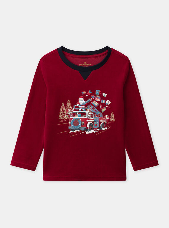 Red PYJAMA NECADAGE / 25H5PG53PYJ050