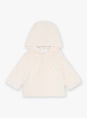 Pale pink velvet hoodie GONINE / 23H0CFB1VES301