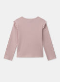 Old rose TEE SHIRT LS NAEPLETTE / 25H2PF31TML303