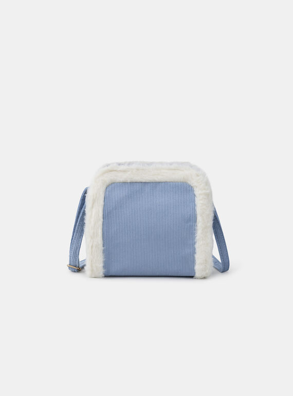 Greyish blue BAG AND POUCH LAREINETTE / 24H4PFS1BES205