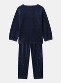 Navy PYJAMA NECILETTE / 25H5PFD2PYJ070