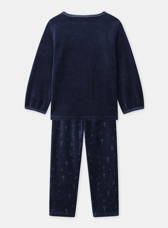 Navy PYJAMA NECILETTE / 25H5PFD2PYJ070