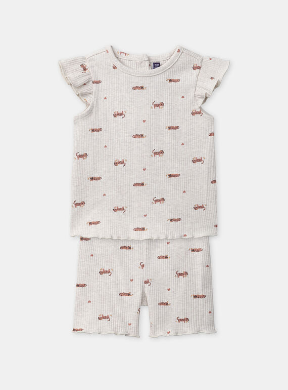 Light beige SET MAZIRA / 25E1BFR1ENS808