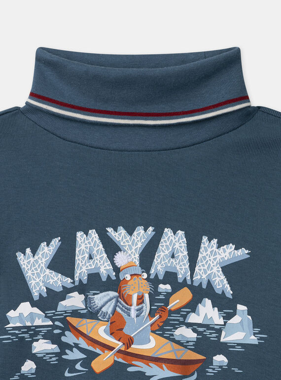 Navy TURTLE NECK LAROULAGE / 24H3PGR2SPL714