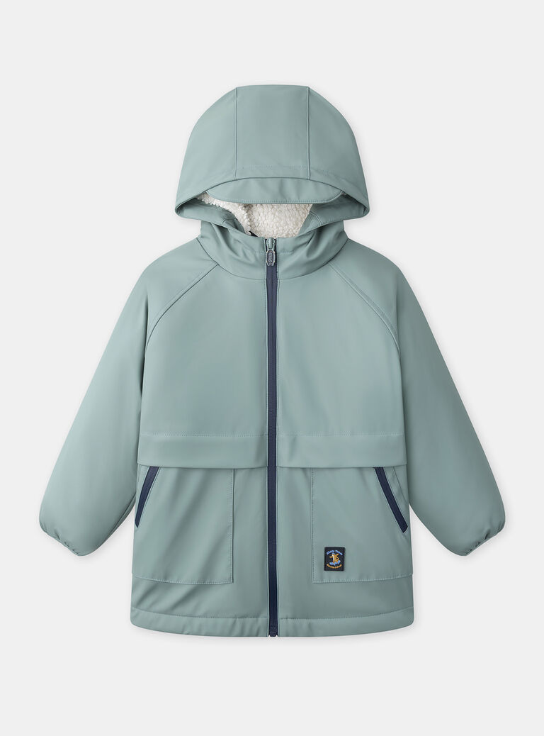 Greyish blue RAINCOAT NINIRAGE / 25H3PGE1IMP205