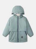 Greyish blue RAINCOAT NINIRAGE / 25H3PGE1IMP205