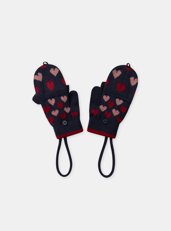 Navy GLOVES & MITTENS NIMOFLETTE / 25H4PFF1GAN070