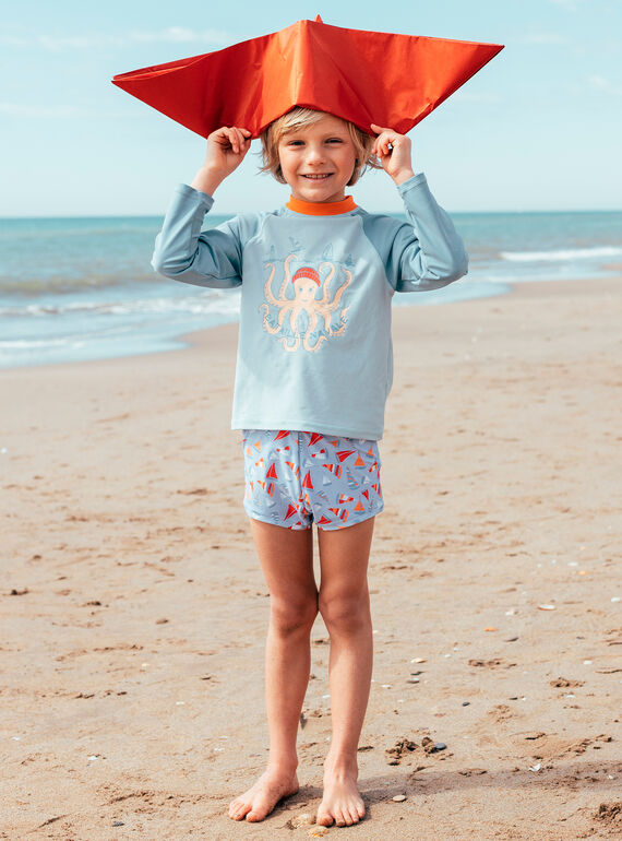 Blue sky UV TEE SHIRT MRUPOUAGE / 25E4PGC4TUV020