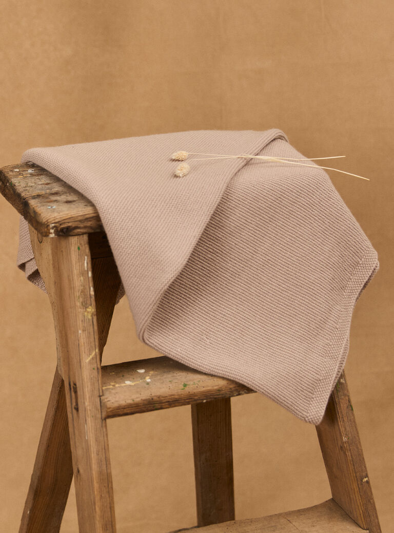 Beige BLANKET NORMAND / 25H0AM21D4PI814