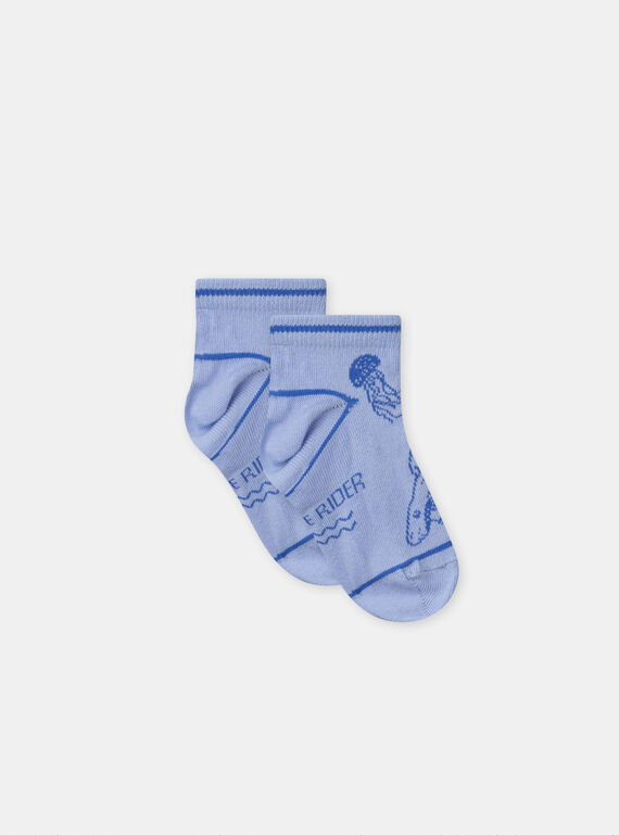 Blue LOW SOCKS MLURECAGE / 25E4PGQ1SOBC219