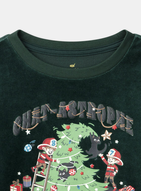 Green PYJAMA NECHATAGE / 25H5PG51PYJG614