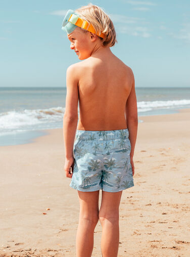 Greyish blue SWIMSUIT MRUPALMAGE / 25E4PGC9MAI205