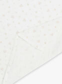 Flowered print vanilla diaper in double cotton gauze FUMARION / 23E0AFY1LAN114