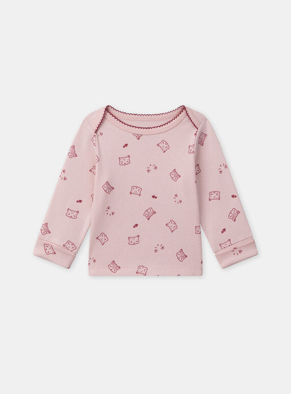 Heather pink PYJAMA NEBONNIE / 25H5BF91PYJD314