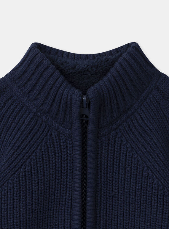 Navy KIDS CARDIGAN NLOCABAGE / 25H3PGW1GIL070