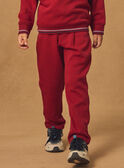 Dark red JOGGING PANTS NMEPEAGE / 25H3PGI1JGB504