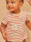 Striped bodysuit T-shirt KAMALO / 24E1BGE2BOD632