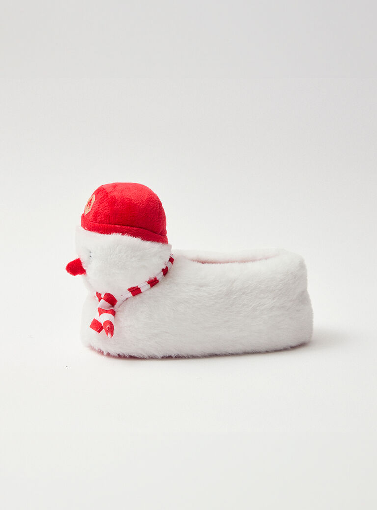 White SLIPPERS 3D NECAROTAGE / 25F10PG51PTD000