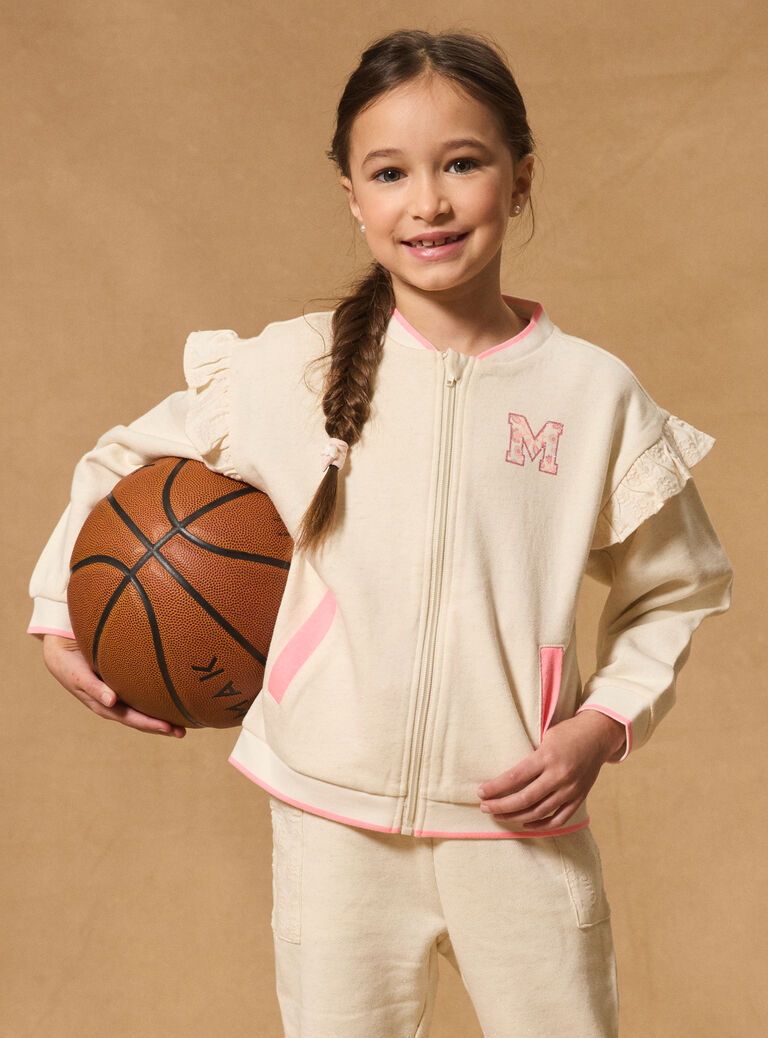 Peach JOGGING TOP MIXFLETTE / 25E2PF52JGH311