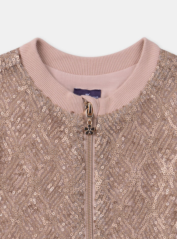 Pink copper JACKET LOICAETTE / 24H2PFU1VESK007