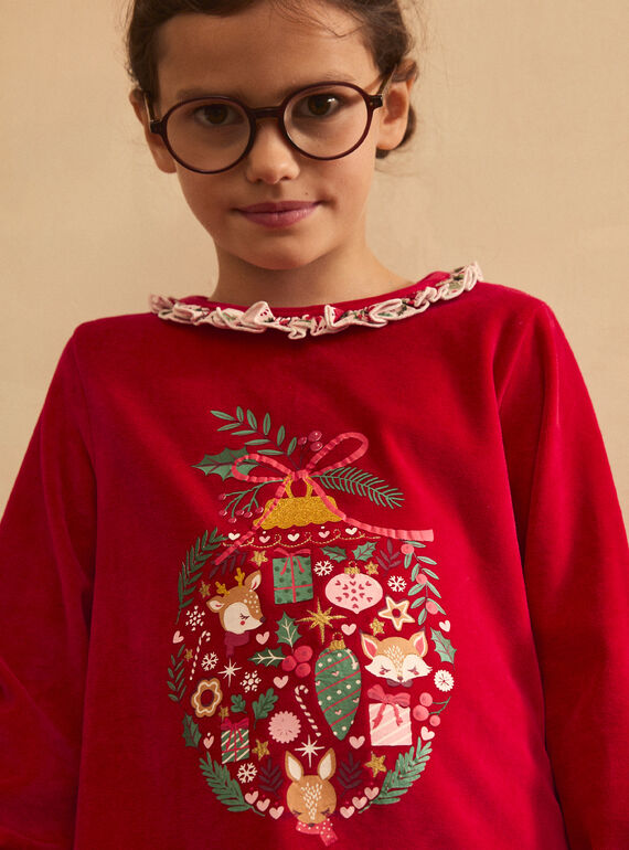 Red NIGHT DRESS LECAYETTE / 24H5PFF1CHN050