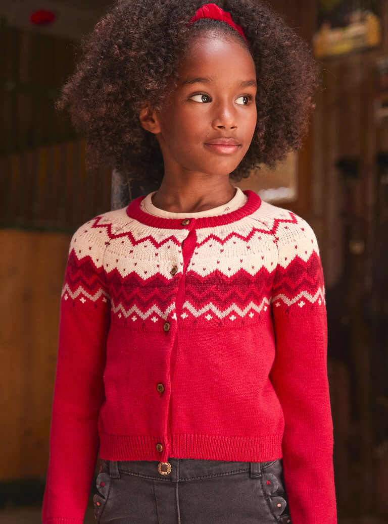 Red CARDIGAN LALIVUETTE / 24H2PFR1CARF505