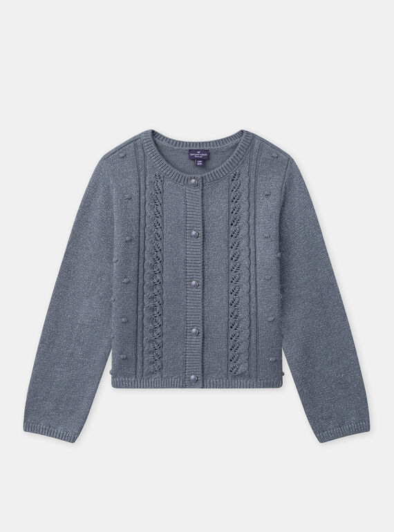 Water blue CARDIGAN NLOCRETTE / 25H2PFW1CAR213