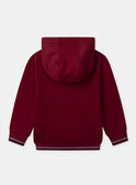 Dark red SWEAT SHIRT NMESKAGE / 25H3PGI1SWE504