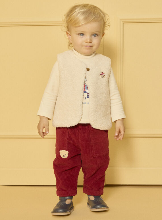 Off white CARDIGAN WHITHOUT SLEEVES LASOL / 24H1BGR1CSMA001