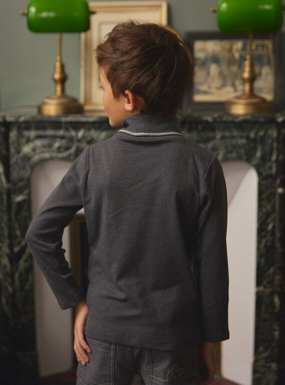 Grey TURTLE NECK LADRAGE / 24H3PGQ1SPLJ922