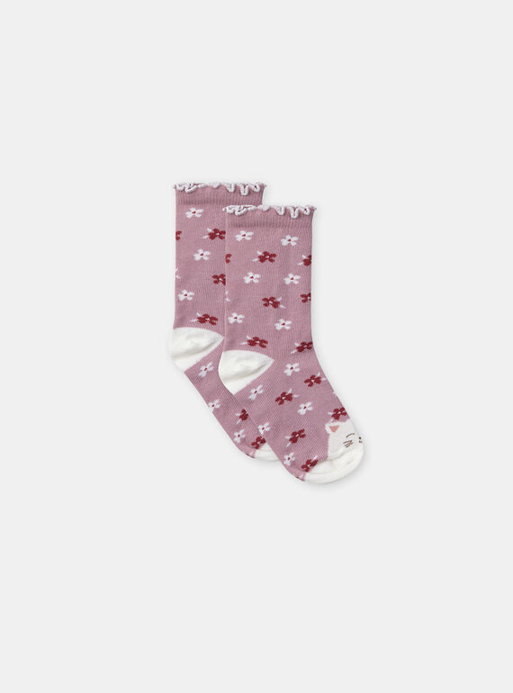 Old rose SOCKS NAELENI / 25H4BFL1SOQ303