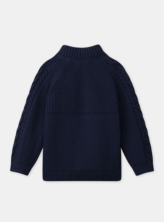 Navy KIDS CARDIGAN NLOCABAGE / 25H3PGW1GIL070