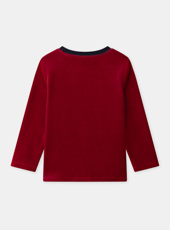 Red PYJAMA NECADAGE / 25H5PG53PYJ050