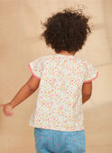 Beige floral blouse KASOLENE / 24E1BFO1CHE001