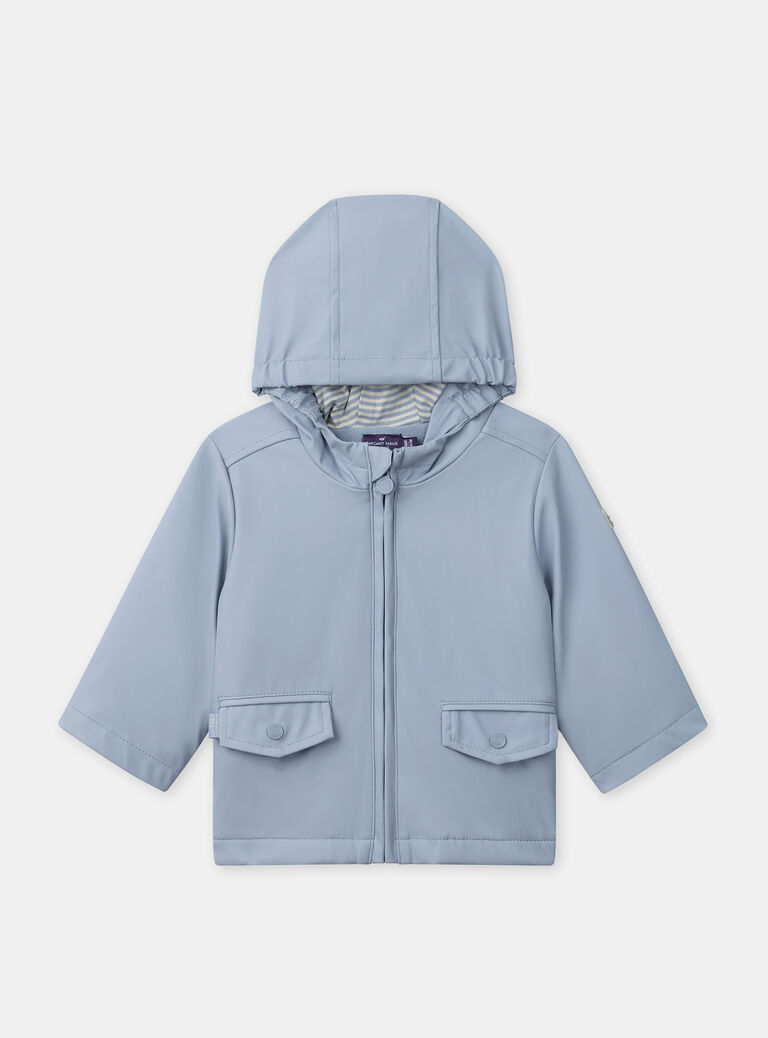 Greyish blue RAINCOAT NINICOLAS / 25H1BGE1IMP205