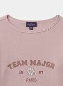 Old rose TEE SHIRT LS NAEPLETTE / 25H2PF31TML303