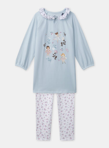 Blue sky NIGHT DRESS NUIZETTE / 25H5PFB1CHN020